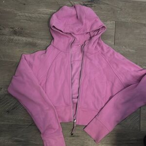 Scuba Full Zip Cropped Hoodie